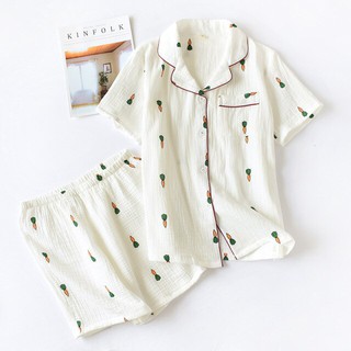 Bộ đồ ngủ Pizama Cà rốt tí hon dễ thương đáng yêu