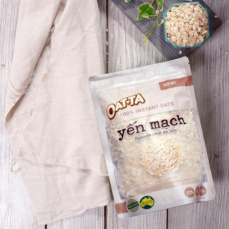 Yến mạch nguyên chất - Túi 400g/ Hộp 800g
