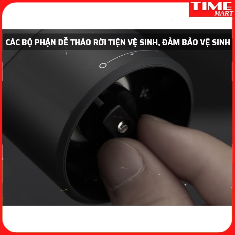 Máy Xay Tiêu Cầm Tay Xiaomi Houhou, Nhỏ Gọn Sang Trọng, 5 Chế Độ Tùy Chọn, Nhưa ABS Độ Bền Cao[TIME_MART siêu thị tiện