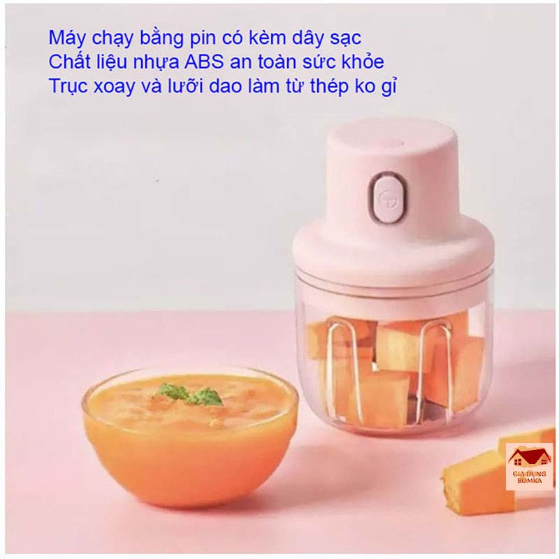 Cối xay tỏi ớt đa năng tiện lợi, nhỏ gọn, dễ sử dụng [XAY TỎI ỚT]