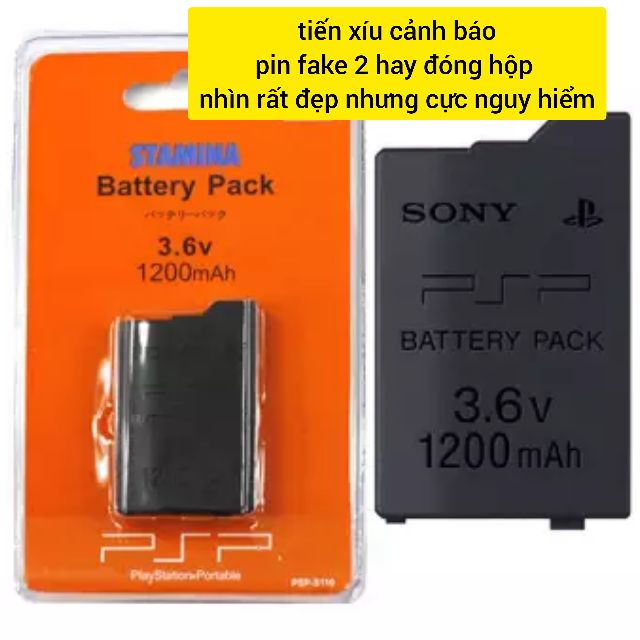 Pin cao cấp A+ sony psp1000/psp 2000/psp3000 Pin PSP bảo hành trách nhiệm 7 ngày battery psp machine