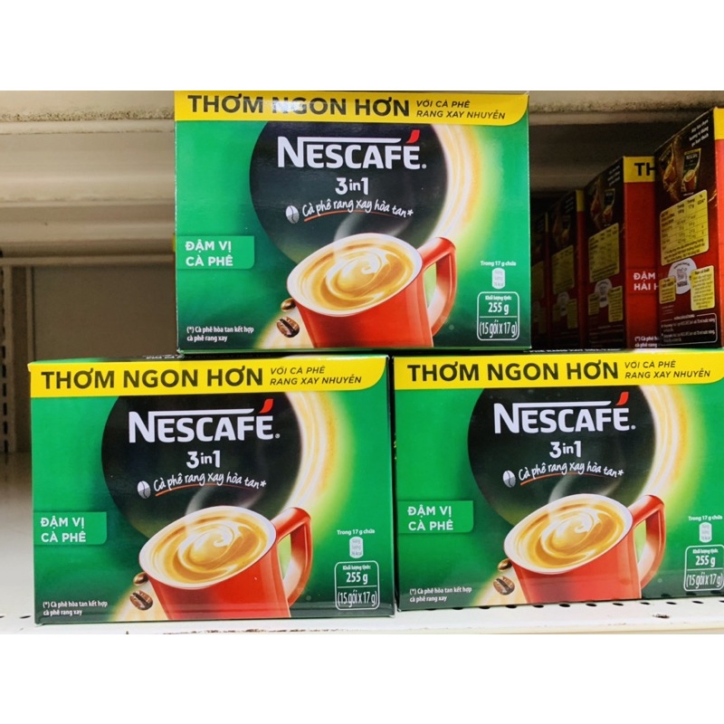 Cà phê NESCAFE 3 in 1 đậm vị