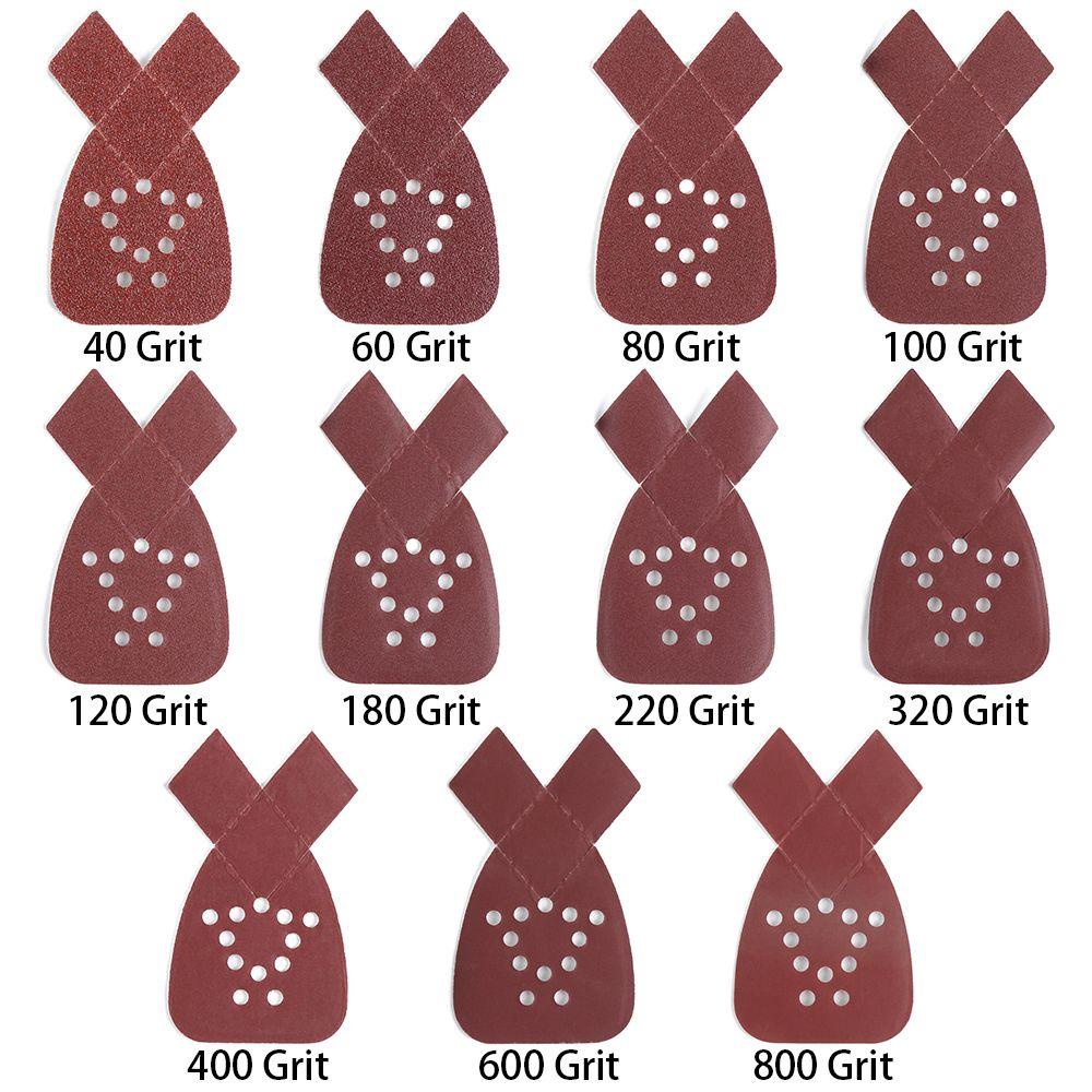 FAY Set 10 Đĩa Chà Nhám Chuột Màu Đen