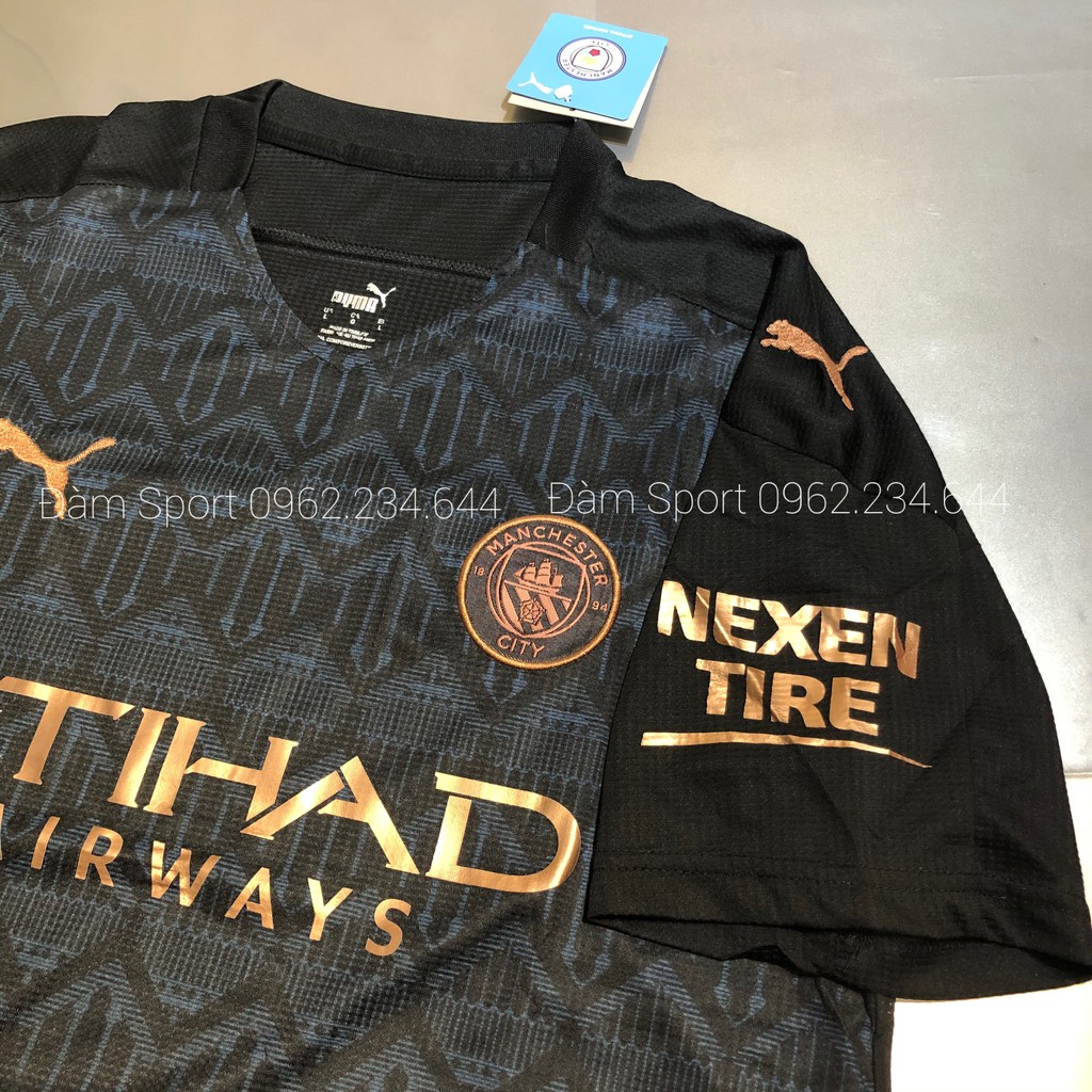 Áo Bóng Đá Man City Xanh Sân Nhà 20/21, Áo Đá Banh Hàng Thái