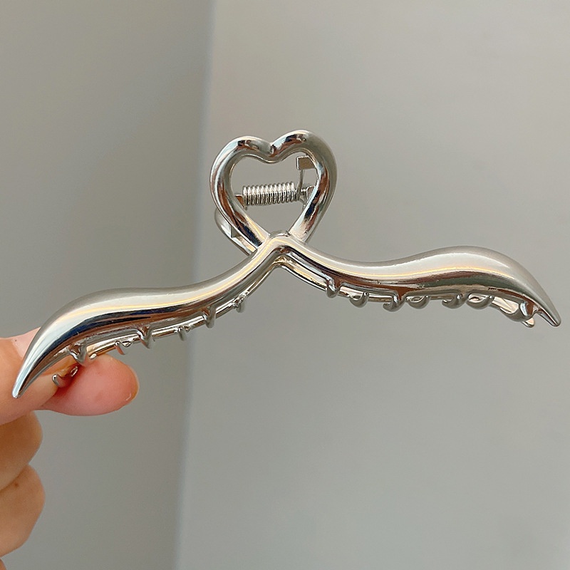 Kẹp Tóc Kim Loại Thiết Kế Đơn Giản Thời Trang Mùa Hè Cho Nữ