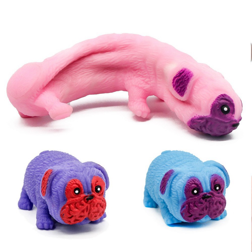 🔥HOT TREND🔥Con chó PUG siêu kute-đồ chơi squishy hình con chó PITBULL đáng yêu kéo dài GUDETAMA giúp giảm căng thẳng