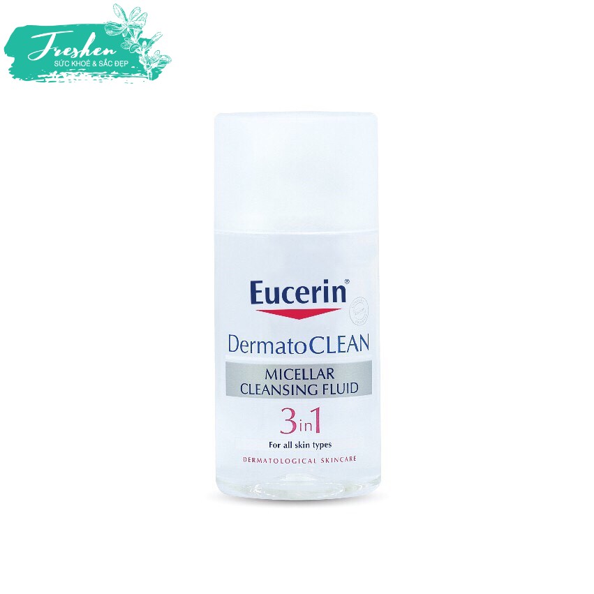 ✅ (CHÍNH HÃNG) Eucerin Nước Tẩy Trang DermatoClean Micellar Cleansing Fluid 3 in 1 125ml