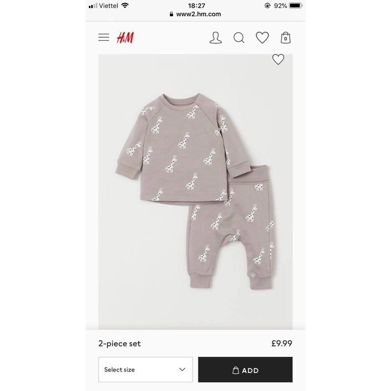 set hm authentic 100%