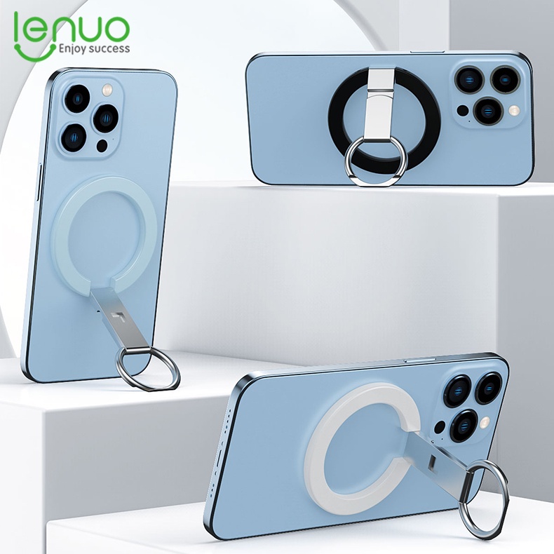 Lenuo Giá Đỡ Hút Nam Châm Điện Thoại Dạng Nhẫn Bằng Hợp Kim Nam Châm Thông Dụng Cho Magsafe