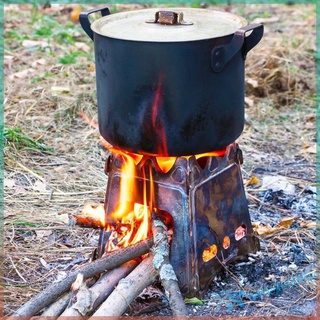 Bếp Củi Bằng Thép Không Gỉ Có Thể Gấp Gọn Tiện Dụng Mang Theo Du Lịch Cắm Trại