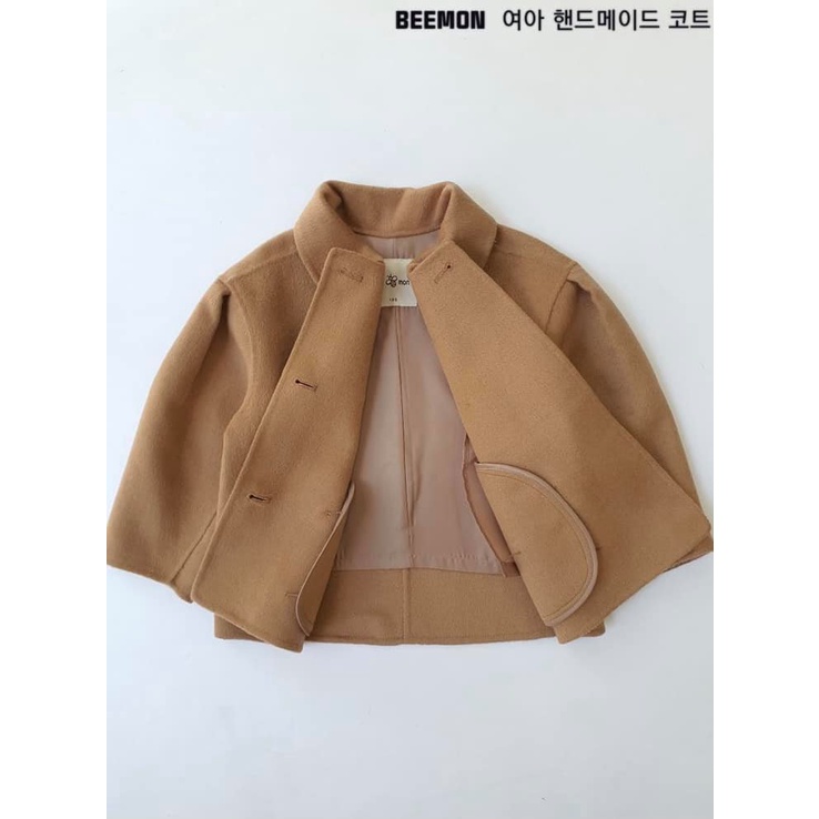 Áo dạ khâu tay cổ sen tay bồng