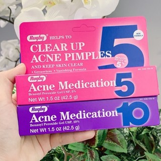 Kem ngăn ngừa mụn Rugby Clear Up Acne Pimples 5 và 10 42.5g của Mỹ