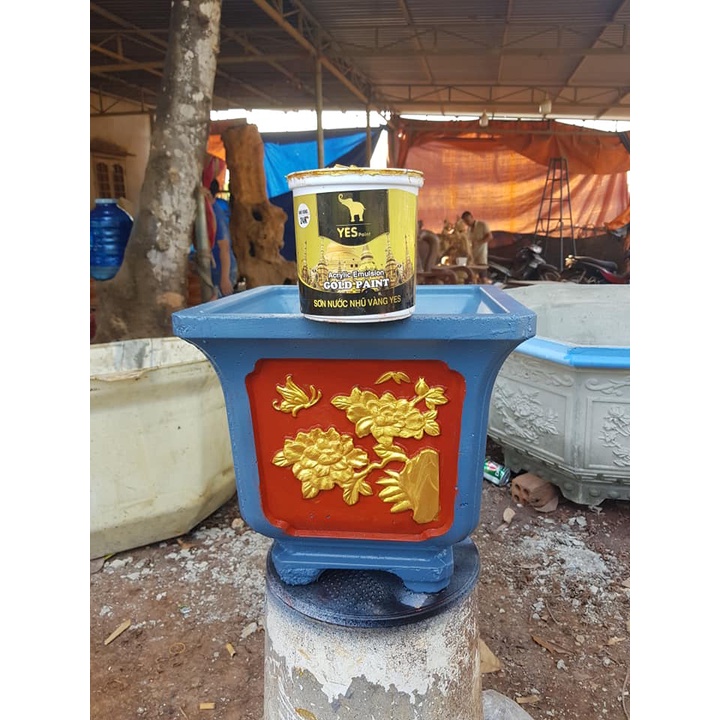 Khuôn đúc chậu cảnh vuông 35