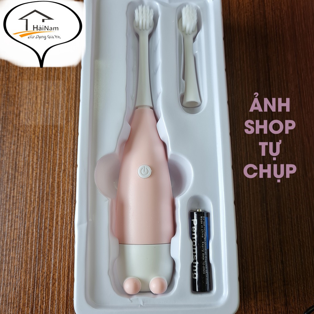 Máy Đánh Răng Tự Động Cho Bé. Bàn Chải Điện Cho Bé Focus Kids Sạch Răng Tiện Lợi Chống Nước IPX5