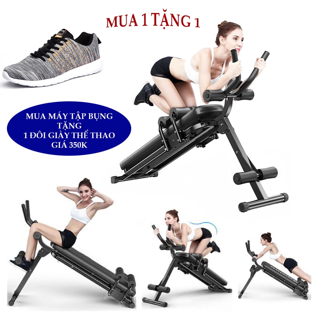 [MUA MÁY TẬP TẶNG GIÀY 350k] Ghế máy tập cơ bụng lưng tay ngực eo hông đa năng 4.0 - Thế hệ ghế máy tập cơ bụng mới nhất