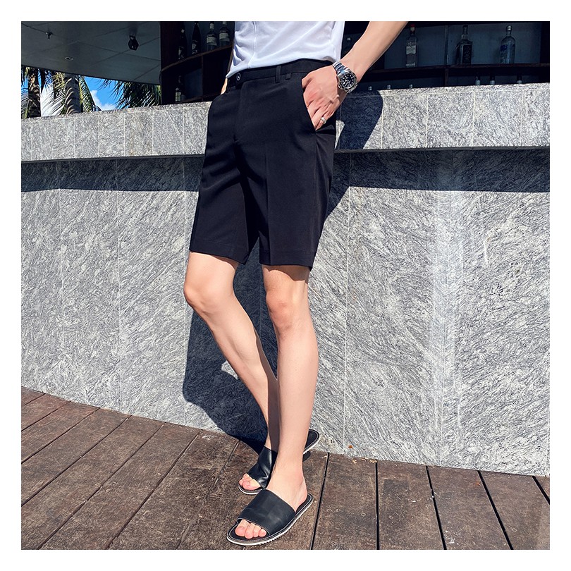 Quần short âu nam dáng slimfit, chuẩn thiết kế Hàn quốc (QSAT) | BigBuy360 - bigbuy360.vn