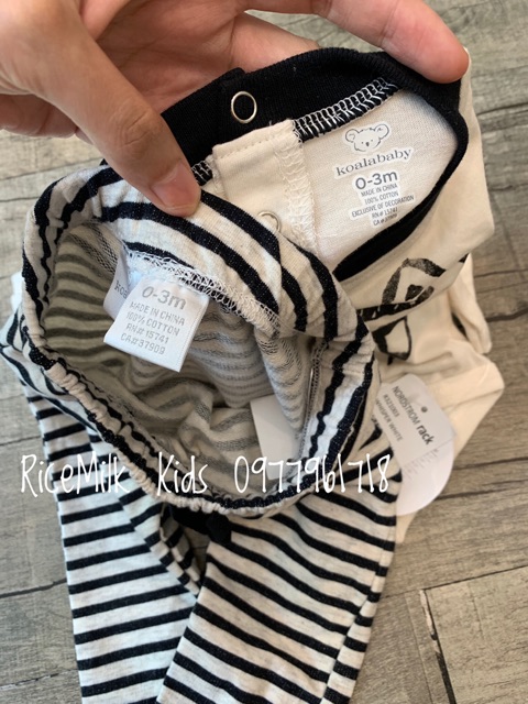 Bộ Cotton Koalakid Hình Cáo xuất dư xịn cho bé trai