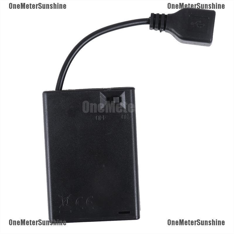 Bộ Hộp Pin 3 Pin Có Cổng Usb Cho Khối Đèn Led | BigBuy360 - bigbuy360.vn