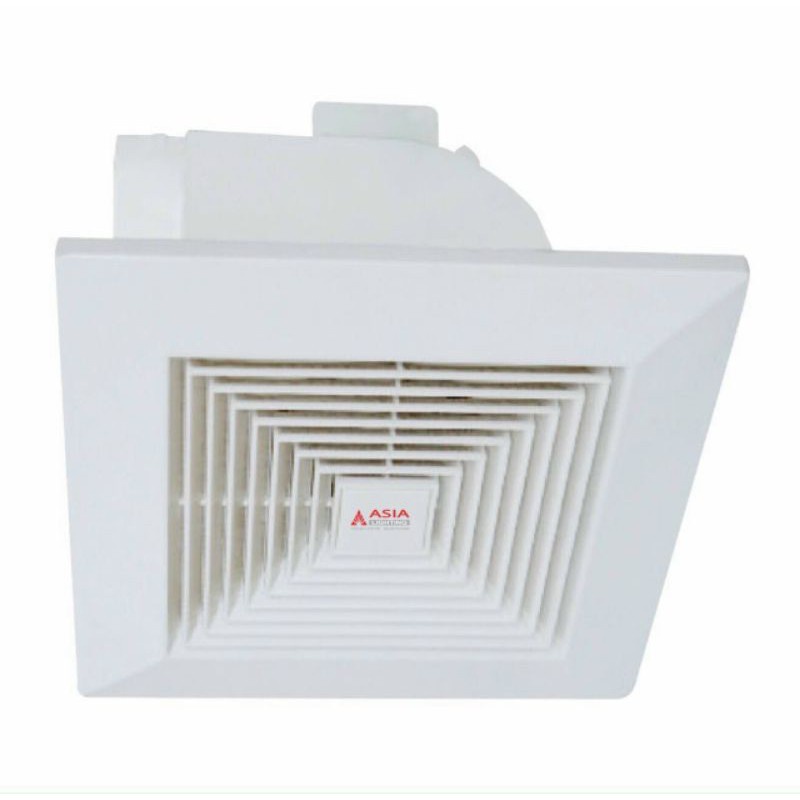 Quạt hút gió Âm Trần nhà tắm wc Asia, nhiều kích thước, màu trắng, nhựa ABS siêu bền, độ ồn thấp.