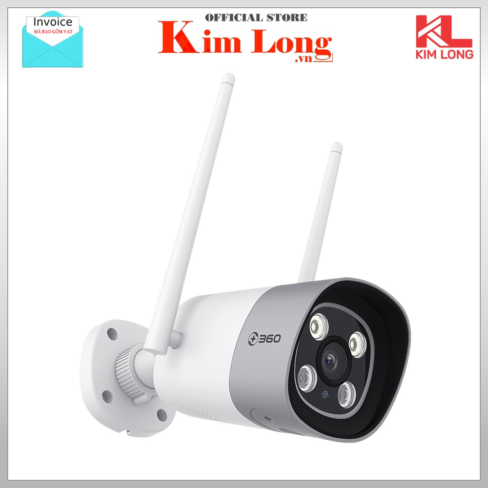 Camera quan sát ngoài trời Qihoo D801 1080P, góc nhìn 120 độ - Bản quốc tế