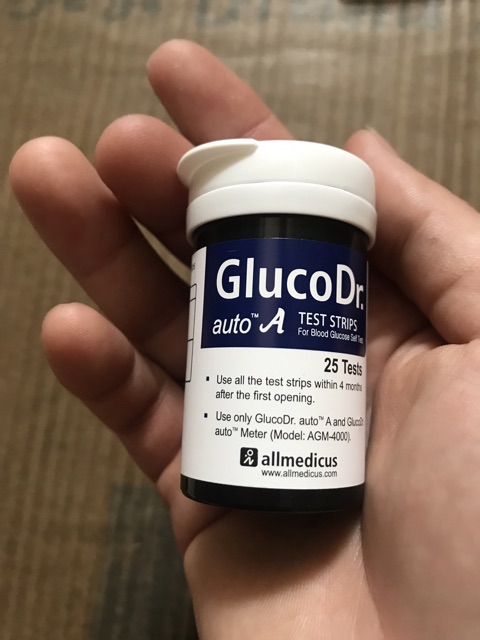 Que thử đường huyết Gluco Dr 25 que