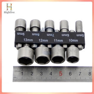 Bộ 9 Đầu Vặn Ốc Lục Giác 1 / 4 Inch