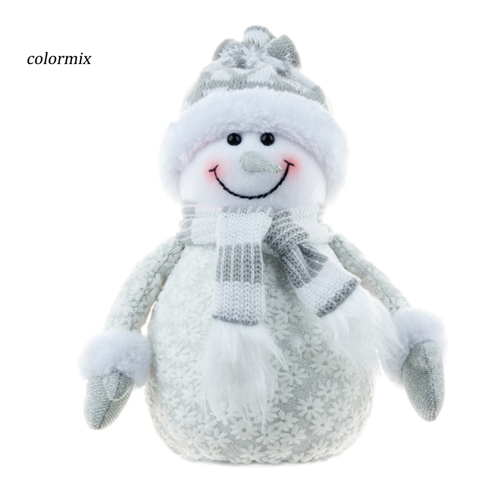 Búp Bê Hình Ông Già Noel / Người Tuyết Màu Sắc Tươi Sáng Trang Trí Giáng Sinh