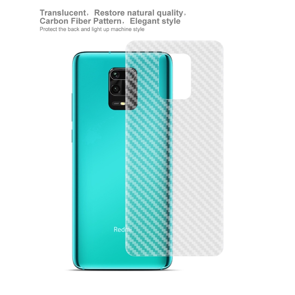 Màng dán cường lực bảo vệ camera sau 3 trong 1 cho Xiaomi Redmi Note 9s 9 pro