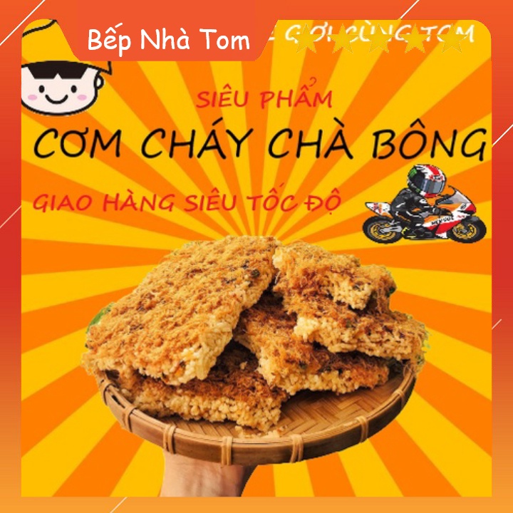Cơm Cháy Chà Bông - Tặng kèm túi zip chia nhỏ phần ăn tiện lợi