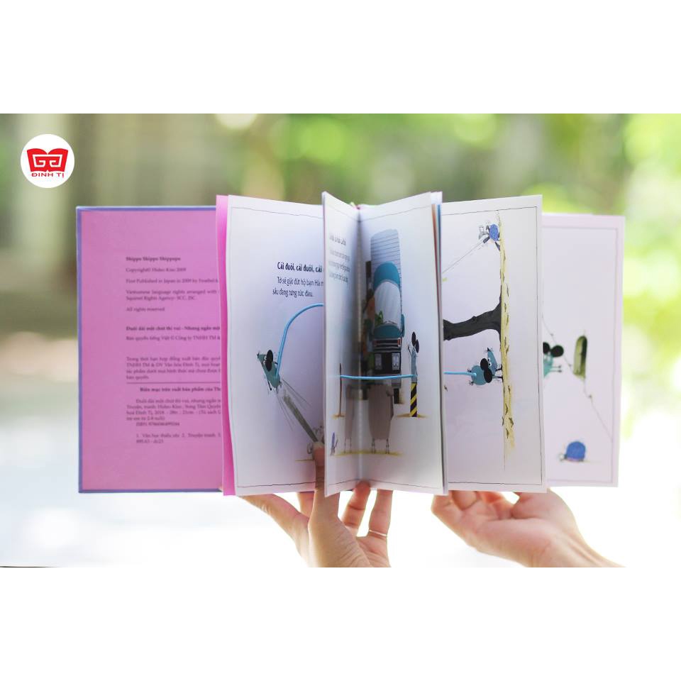 Sách - Đuôi dài một chút thì vui - Nhưng ngắn một chút thì tui an toàn - Sách ehon tương tác cho trẻ 0 - 6 tuổi