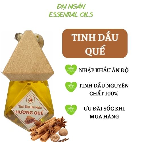 Tinh dầu treo xe quế nguyên chất khử mùi ô tô 10ml
