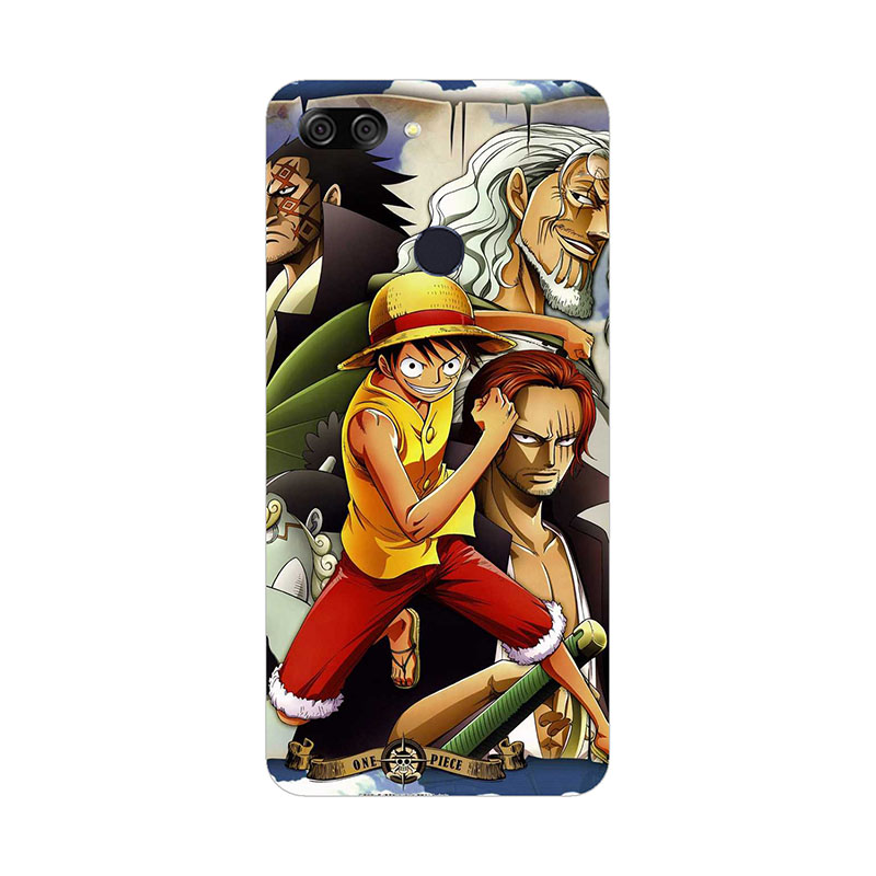 Ốp điện thoại mềm thời trang hình hoạt hình Luffy Roronoa Zoro One Piece cho ASUS Zenfone Max Plus M1 ZB570TL X018D 5 7"