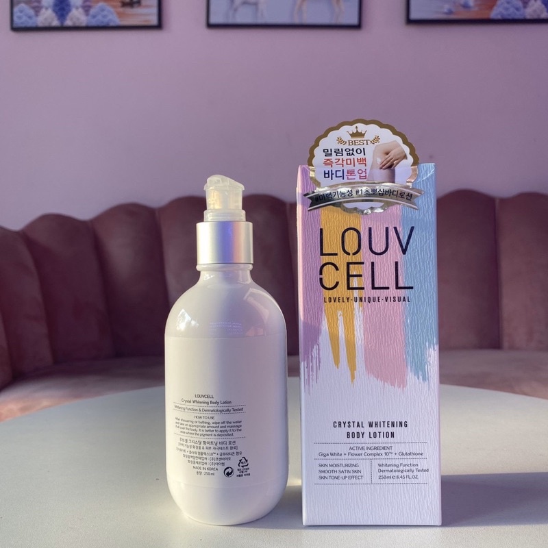 Sữa Dưỡng Thể LOUV CELL 250ml , Kem Dưỡng Da Body Louv Cell dưỡng ẩm cấp trắng | BigBuy360 - bigbuy360.vn