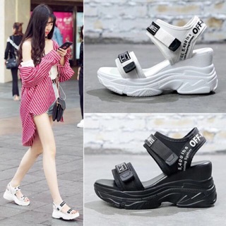 Dép quai hậu độn đế 8cm