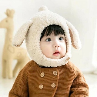 Mũ Len cho bé, mũ Len lông cừu cài cúc cho bé 5 tháng - 3 tuổi