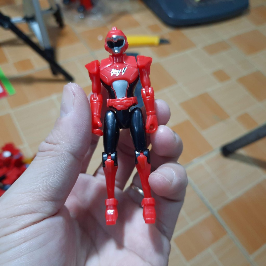 Mô hình miniforce Biệt đội siêu nhân nhí Robot siêu khủng long Preta hỏa thần và siêu nhân Sammy