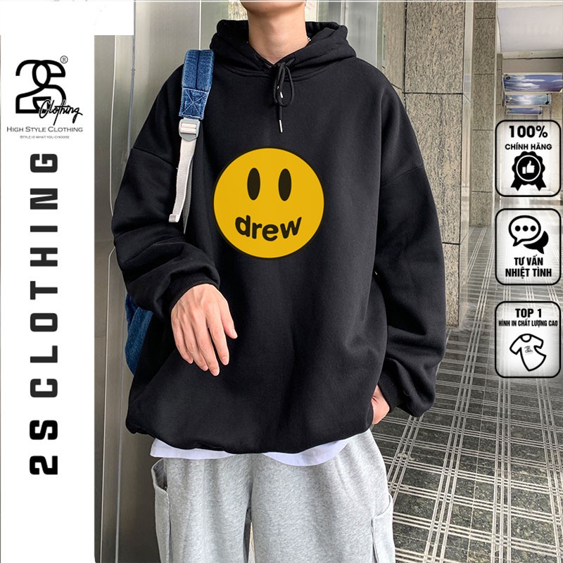 Áo Nỉ Hoddie Nam Form Rộng Drew 2s Clothing Áo Khoác Hoodie Nam In Hình Drew Chất Nỉ Bông Dày Dặn TV5023