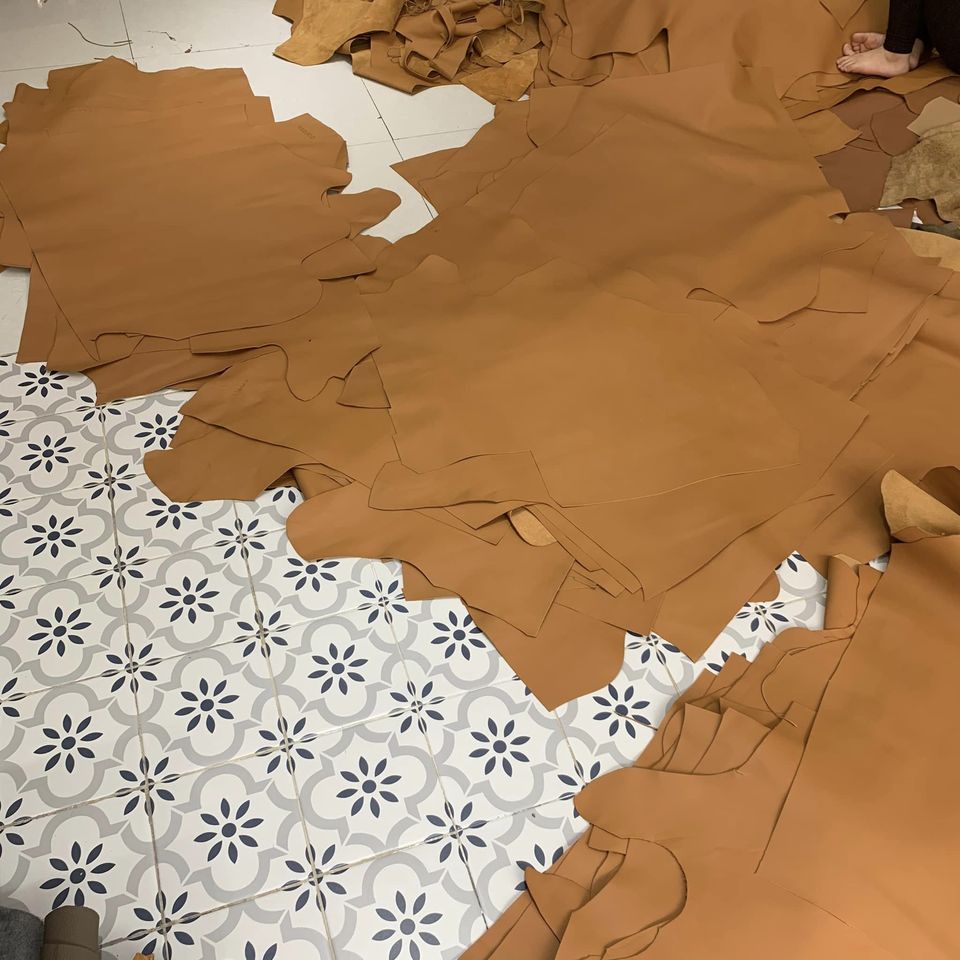 Da zermatt vụn, da chuyên làm lót dây đồng hồ - 1 kg được 8 - 10 sqft