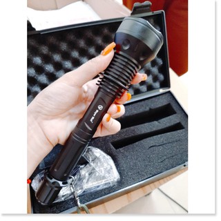 Đèn pin siêu sáng chống nước Mayor Wolf LYS015 pin cực trâu ⚡Tặng kèm bộ phụ kiện sạc và hộp đựng ⚡Freeship
