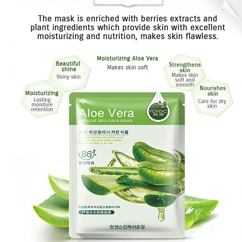 1 Mặt Nạ Chiết Xuất Trái Cây Tự Nhiên/ Mặt Nạ Dưỡng Ẩm/ Kiểm Soát Dầu/ Làm Dịu Da Hiệu Quả