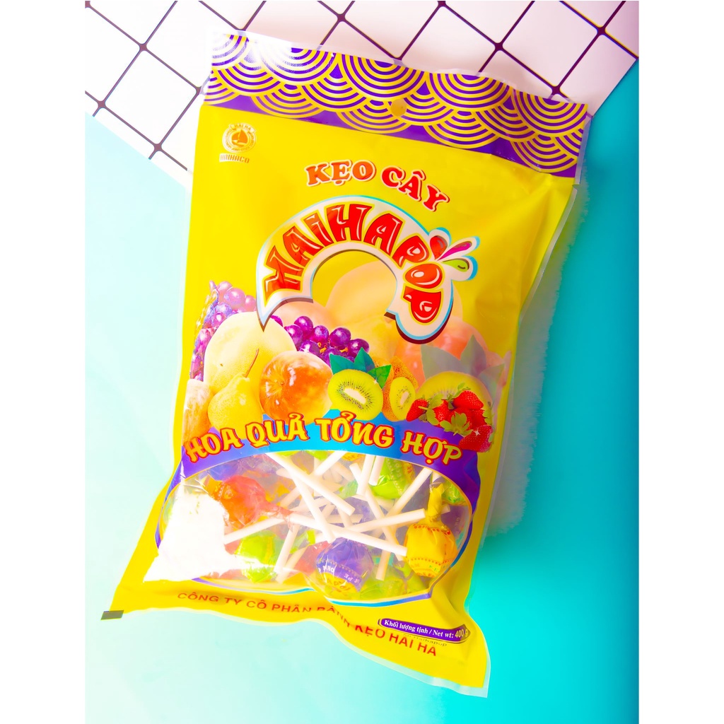 Kẹo Mút HẢI HÀ Hương Trái Cây Vị Tự Nhiên