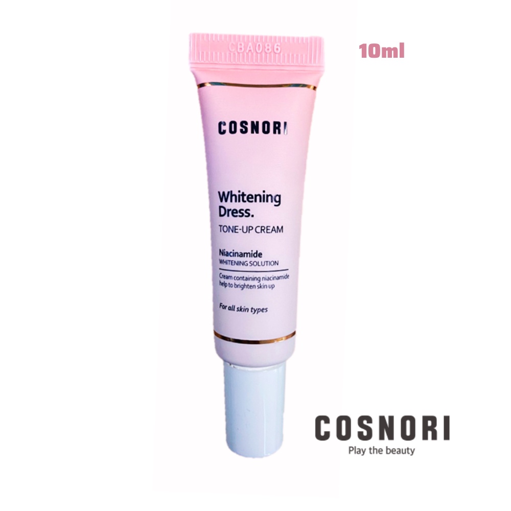 Kem nền nâng tone Cosnori Whitening Dress Cream mini 10ml | BigBuy360 - bigbuy360.vn