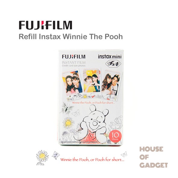Fujifilm Film Instax Mini Paper 7 8 9 11 25 50 70 90 Link Liplay Share Sp1 Sp2 Disney Pooh
