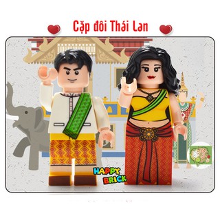 Nhân vật Lego Minifigure ( Cặp đôi đồ dân tộc )