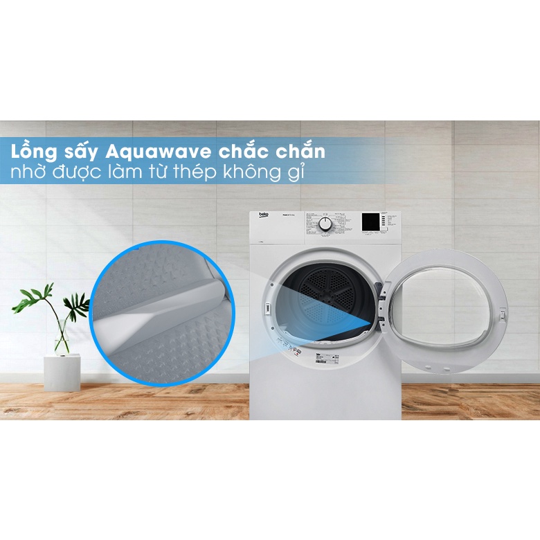 Máy sấy thông hơi Beko 8 Kg DA8112RX0W 2020 - Showroom Tivi TPHCM