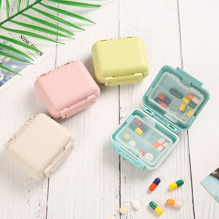 Hộp Nhựa Đựng Thuốc Cầm Tay Mini Tiện Lợi