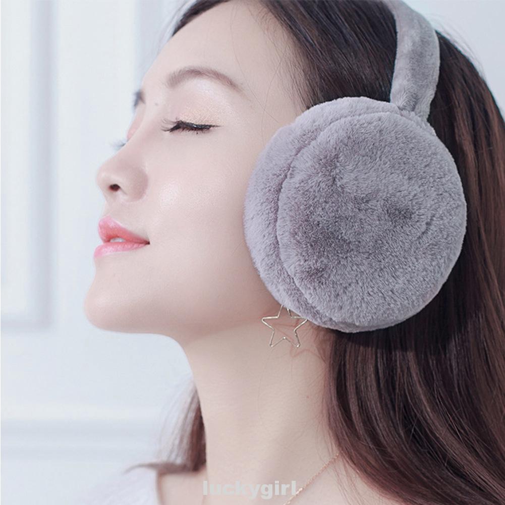 Women Earmuffs Ear Warmer Full Surround Adjustable Headband Protector Winter Earlap Foldable