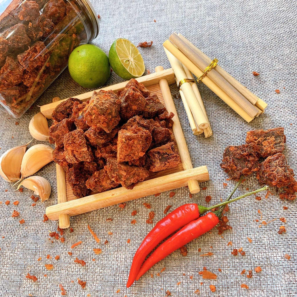 Khô bò miếng-Khô bò que-khô bò sợi-Thịt khô bò dai ngon rẻ chế biến đóng lon 150g | BigBuy360 - bigbuy360.vn