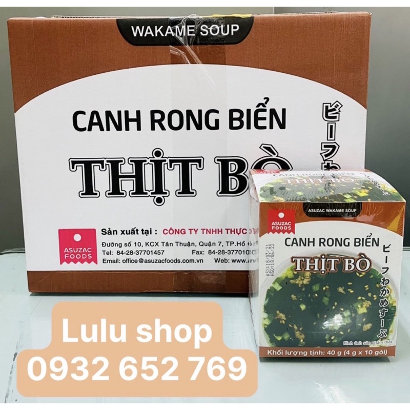 THÙNG RONG BIỂN BÒ