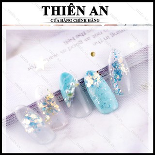 Nhũ kim tuyến nail trang trí móng siêu sáng- Set 8 hủ
